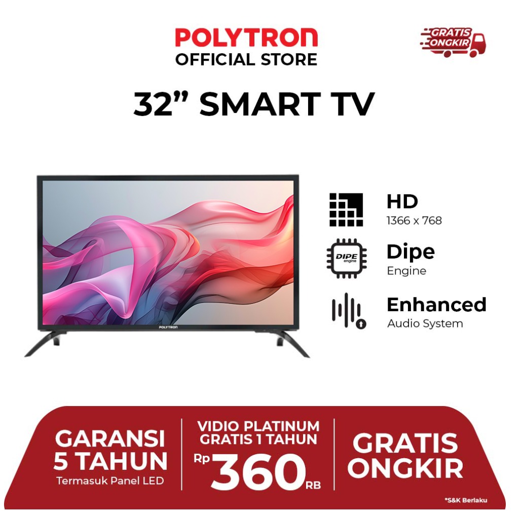 Polytron 32" Smart TV